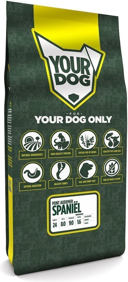 Yourdog Pont audemer spaniël Rasspecifiek Senior Hondenvoer 12kg | Hondenbrokken