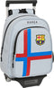 Schoolrugzak met Wielen F.C. Barcelona Grijs (27 x 33 x 10 cm)