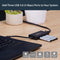StarTech ST3300GU3B - Draagbare USB 3.0 Hub - 3-poorts met Gigabit Ethernet - Zwart