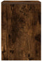 vidaXL - Nachtkastje - met - lade - 39x28x41 - cm - gerookt - eikenkleurig