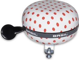 BIG BELL POLKADOT.white/red dots