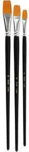 Big size - Gold Line penselen, l: 31+32+33,5 cm, b: 12+16+20 mm, 3 stuks
