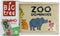 BIG Tree Houten Domino - Kinderspeelgoed Houten Speelgoed - Educatief Speelgoed - Dominospel 28 Stuks - Met Dieren en Cijfers