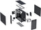 ASUS Prime AP303 - Midi Tower PC - ATX micro ATX Mini-ITX - Zwart