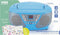 Bigben CD60BL - Draagbare Radio CD-Speler met 400 Stickers - Blauw