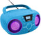 Bigben CD61 - Radio CD speler voor kinderen - USB - Blauw