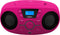Bigben CD61 - Radio CD speler voor kinderen - USB – Roze