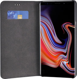 Bigben Connected, Foliohoes Geschikt voor Samsung Galaxy Note 9 Sm-N960 à Volledige bescherming met standaard en kaarthouderfunctie, Zwart