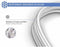 Bigben Connected Force Power Lite - USB-C naar USB-C - Versterkte Kabel - 2 meter - Wit