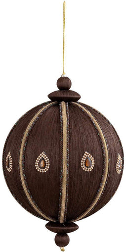 PTMD Kersthanger Marcuis - 20x20x30 cm - Polyester - Bruin