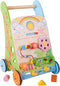 Bigjigs Baby - Activiteiten Loopwagen 'Bloemen'