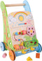 Bigjigs Baby - Activiteiten Loopwagen 'Bloemen'