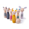 Bigjigs houten kegelspel dierfiguren