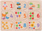 Bigjigs Houten Leerpuzzel Getallen, 18dlg.