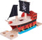 Bigjigs Houten Treinbaanonderdeel - Piratenboot