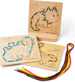 Bigjigs Lijnen met Getallen Dinosaurussen