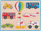 Bigjigs Toys - Houten Legpuzzel 'Transport'