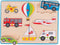 Bigjigs Toys - Houten Legpuzzel 'Transport'