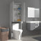 vidaXL - Wasmachinekast - 64x25,5x190 - cm - grijs - sonoma - eikenkleurig