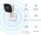 TP-Link Tapo C110 - Beveiligingscamera binnen - 3MP Ultra HD - Nachtzicht (max 256GB)