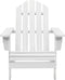 vidaXL - Tuinstoel - hout - wit