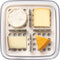 Amuse Kaasdoos - Vershouddoos - Vershoudbakjes - Stapelbaar - Beige - 3 L