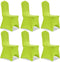 vidaXL - Stoelhoezen - stretch - 12 - st - crème