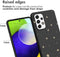 iMoshion Hoesje Geschikt voor Samsung Galaxy A53 Hoesje Siliconen - iMoshion Design hoesje - Zwart / Stars Gold