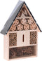 Bijenhotel - Insectenhotel 28 X 8,5 X 39,5 Cm Hout/staal Naturel
