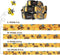 Bijenprint Hondentuig & Riem Set | Verstelbaar