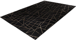 Bijou 125 Black / Gold 80× 150cm - Stylish Home Decor Rug