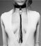 Bijoux Indiscrets Maze Choker met franje - Zwart