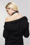 Bijoux Indiscrets Maze Choker met franje - Zwart