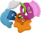 Bijtring voor baby's Rattle Chicco PVC 11,5 x 11 x 2,5 cm (11,5 x 11 x 2,5 cm)