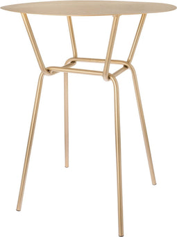 Bijzettafel Amaro - Hoogte 55cm - Goud - Breedte 45cm - Metaal