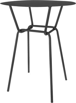 Bijzettafel Amaro - Hoogte 55cm - Zwart - Breedte 45cm - Metaal