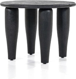 Bijzettafel Amira - Zwart 60 x 60 x 44 cm