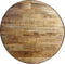 Bijzettafel Bari - ø43x55 - Naturel/zwart - Mangohout/ijzer