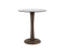 Bijzettafel Boogie 60x60cm Bruin | BY-BOO