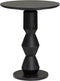 Bijzettafel Brunello GeoBalance rond 50cm - zwart | Tower living