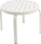 Bijzettafel Buiten Rond - Wit Metaal - 50x50x43cm - Phil - Giga Meubel