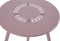 Bijzettafel Dali Roze 45 cm