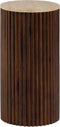 Bijzettafel Dallas Ø38 cm Medium travertin - Bruin | Mysons