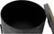 Bijzettafel DKD Home Decor 45 x 45 x 39 cm Zilverkleurig Zwart Metaal Hout MDF