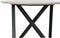 Bijzettafel DKD Home Decor 65 x 65 x 49,5 cm Zwart Metaal Hout Lichtbruin