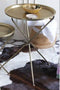 Bijzettafel DKD Home Decor Gouden Blik (47,5 x 47,5 x 64,5 cm)