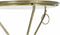 Bijzettafel DKD Home Decor Gouden Blik (47,5 x 47,5 x 64,5 cm)