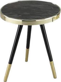 Bijzettafel DKD Home Decor Kristal Staal (42,5 x 42,5 x 48 cm)