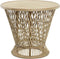 Bijzettafel DKD Home Decor Lichtbruin Bamboe (60 x 60 x 52 cm)