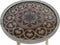Bijzettafel DKD Home Decor Natuurlijk Zwart 40 x 40 x 41 cm Hout MDF